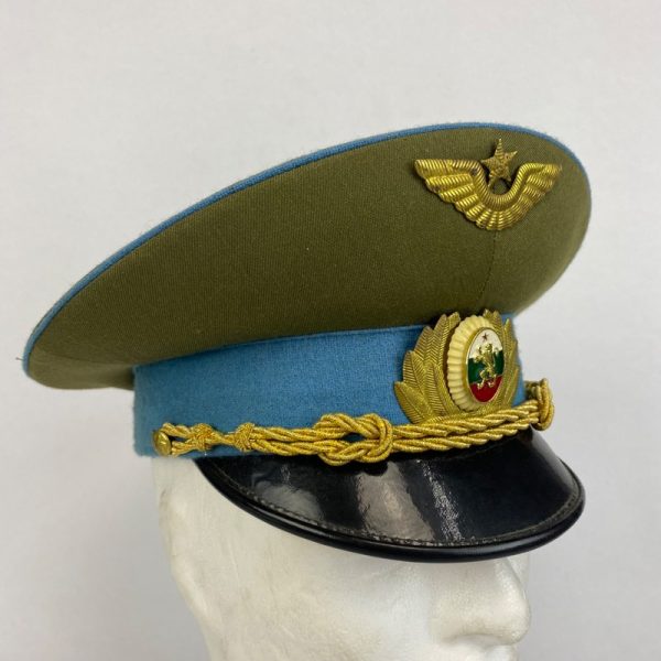 Gorra para Oficial de la Fuerza Aérea Bulgaria