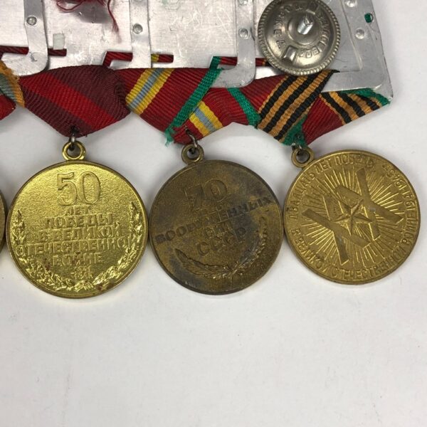 Pasador con 5 medallas URSS - Imagen 5