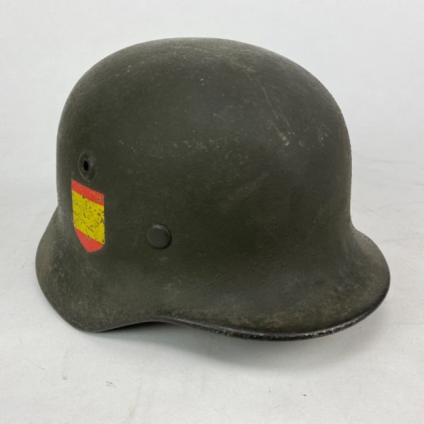 Casco Alemán M40 de la División Azul Restaurado