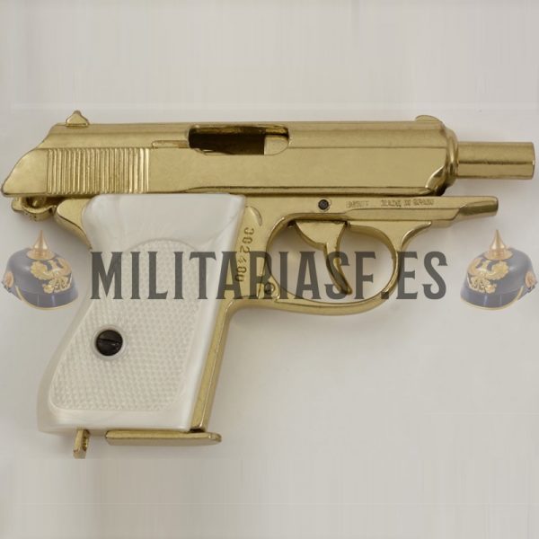 Pistola Walther PPK Dorada Denix