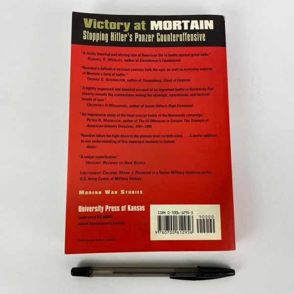 Libro Victory at Mortain. Mark J. Reardon