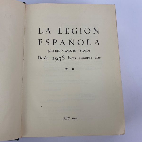 La Legión española 50 años de historia