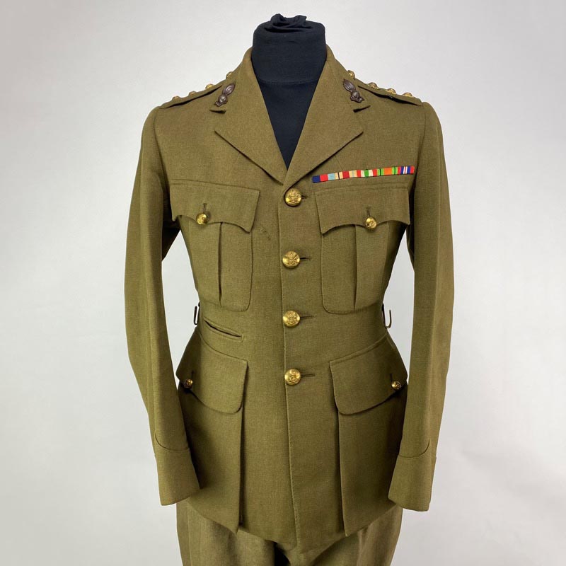 Uniforme Capitán de Artillería Británico 2ª Guerra Mundial - Militaria