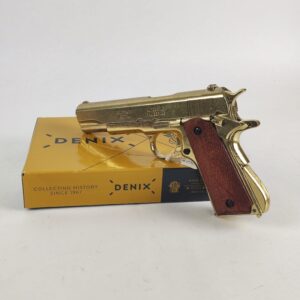 Pistola Colt 1911 Dorada DENIX