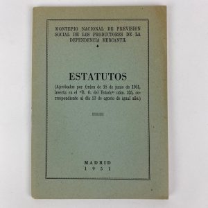 Estatutos Montepío Nacional de Previsión Social 1951