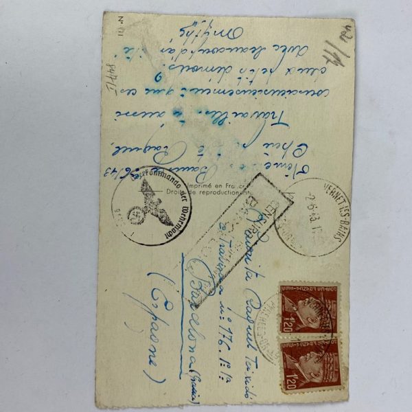 Tarjeta Postal de la Segunda Guerra Mundial