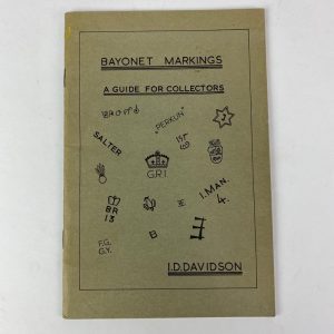 Libro Bayonet Markings: A Guide for Collectors I. D. Davidson