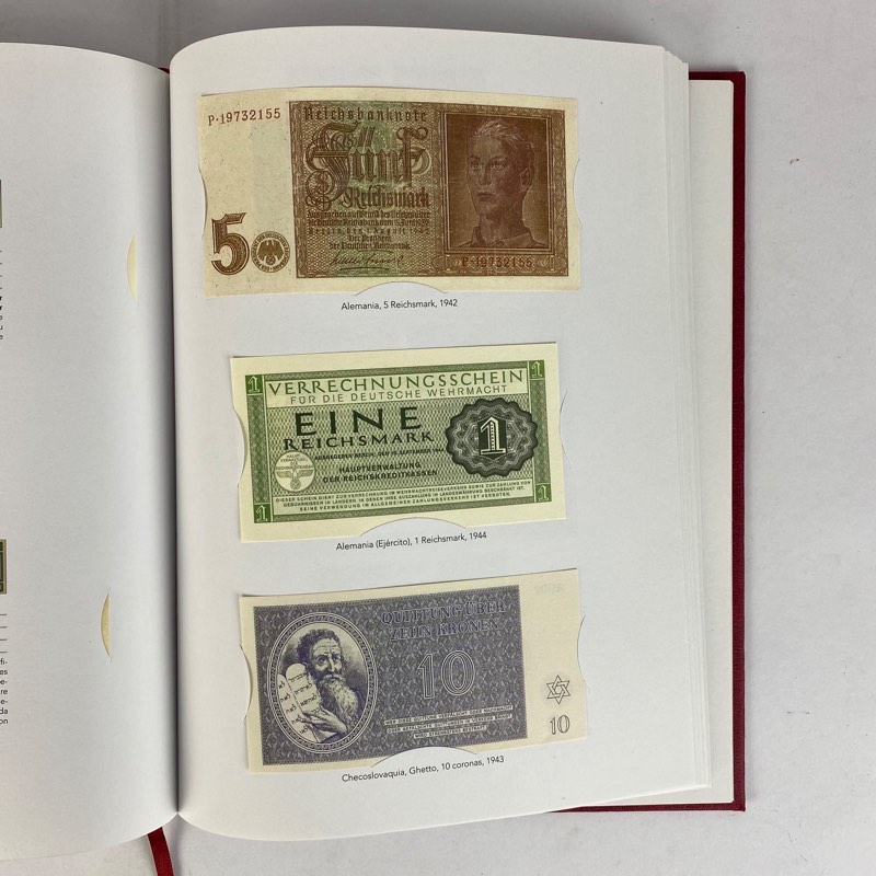 Libro 70 aniversario WW2 Sellos y Billetes - Militaria Sagrada Familia