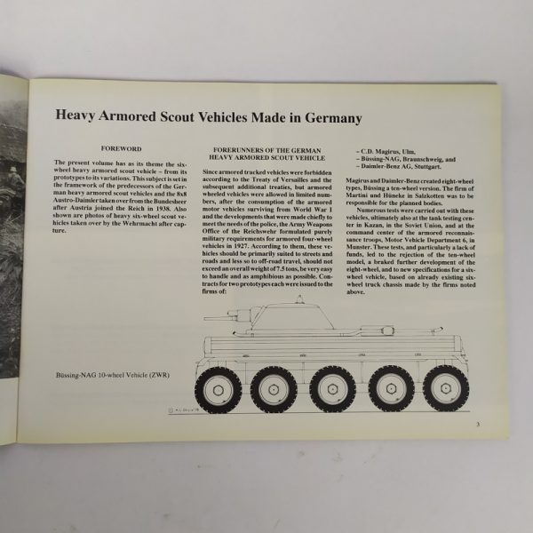 Libro German Heavy Reconnaissance Vehicles