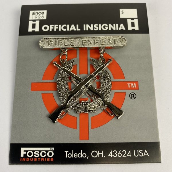 Insignia de Tirador Experto con Rifle USA