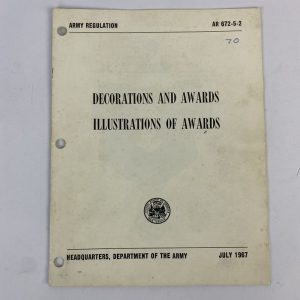 Libro Medallas Ejercito Americano
