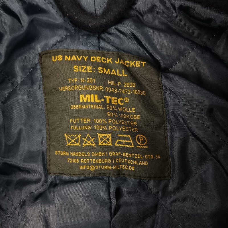 Chaquetón de Marina USN Deck Jacket - Imagen 4