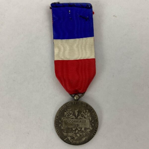 Medalla de Honor Laboral Plata Francia