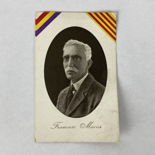 Tarjeta de Francesc Macià
