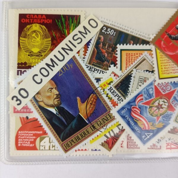 Colección de 30 sellos de la Unión Soviética