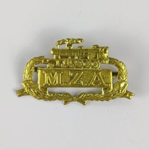 Insignia de la Compañía de Ferrocarriles MZA