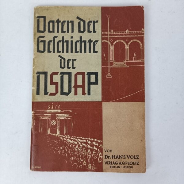 Libro Daten der Geschichte der NSDAP 1939
