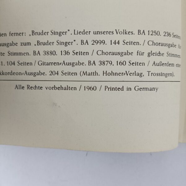 Libro Canciones Infantil y Juvenil Alemán