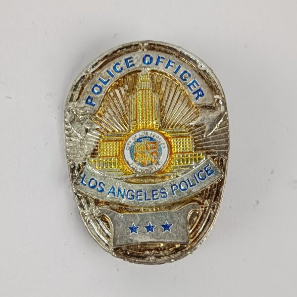 Placa Policía de Los Angeles LAPD Repro