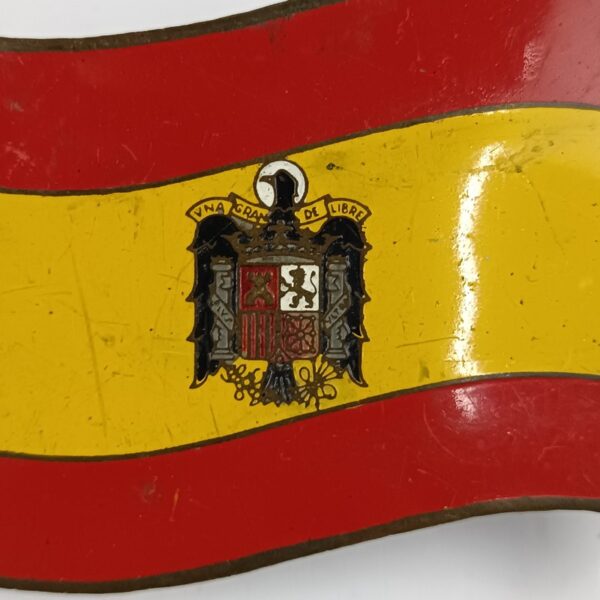 Placa de Bandera Española época de Franco
