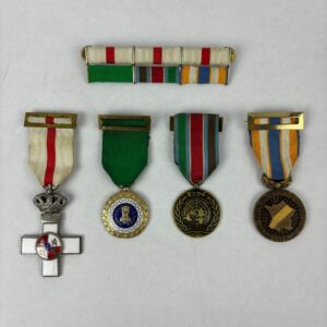 Conjunto de medallas Guerra de Bosnia España