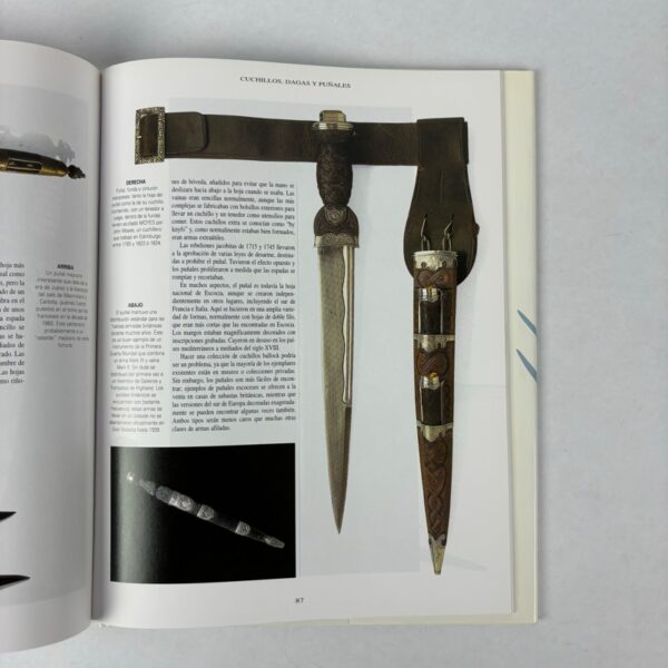 Libro Guía para Coleccionar Espadas, Dagas y Sables
