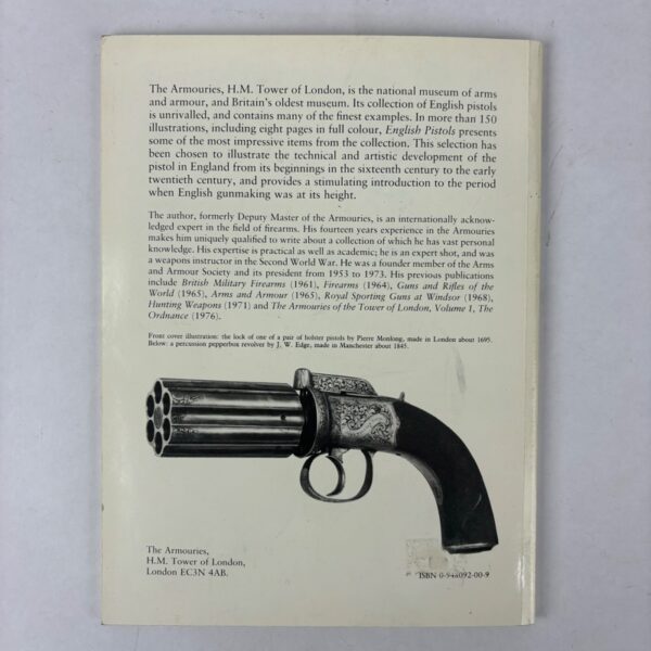 Libro English Pistols by Howard L. Blackmore