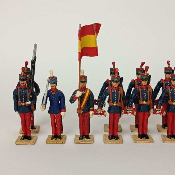 Infantería de Alfonso XIII de Gala Desfile en Miniatura