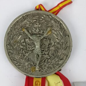 Medallón de la Legión Española con dedicatorias