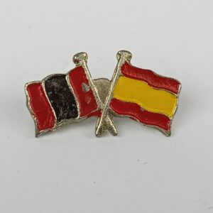 Insignia con Bandera de Falange y España