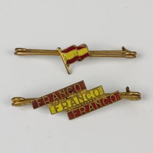 Conjunto Pins Bandera España Epoca Franco
