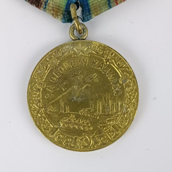 Medalla por la Defensa del Cáucaso WW2 URSS