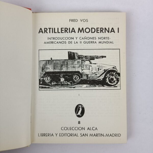 Libro Artillería Moderna 1 San Martín