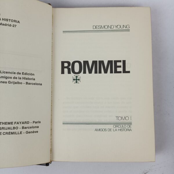 Libro Rommel de Desmond Young 