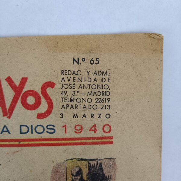 Almanaque infantil Flechas y Pelayos 1940