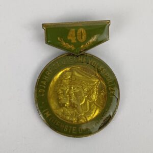 Medalla 40 Aniversario Volkspolizei Alemania