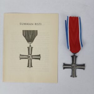 Medalla Cruz de Summa con documento Finlandia