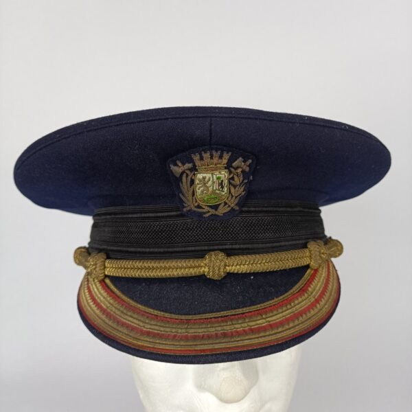 Gorra de Oficial Bomberos de Madrid Segunda República