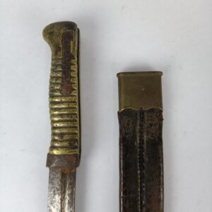 Bayoneta Chassepot M 1866 convertida en cuchillo Francia