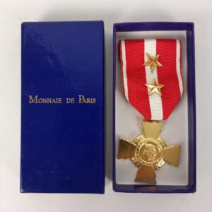Medalla Cruz al valor Militar Francia