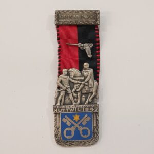 Medalla competición de tiro Huttwil 1947 Suiza