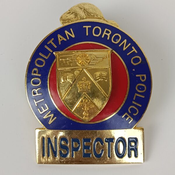 Placa de Policía de Toronto Canadá