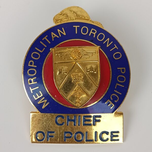 Placa de Policía de Toronto Canadá