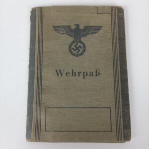 Wehrpass del Ejército Alemán WW2 Alemania