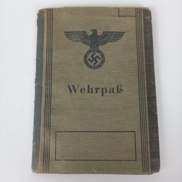 Wehrpass del Ejército Alemán WW2 Alemania