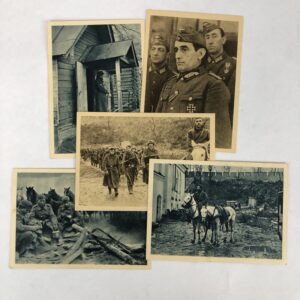 Lote de postales de la División Azul WW2