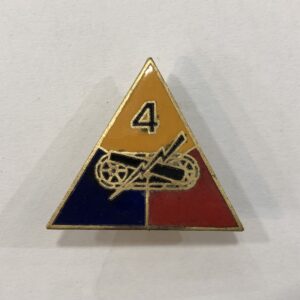 Pin 4ª División Acorazada US Army WW2