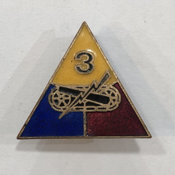 Pin 3ª División Acorazada US Army WW2