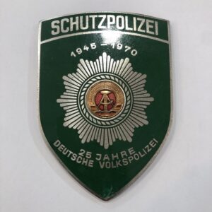 Metopa 25 Aniversario Schutzpolizei Alemania DDR
