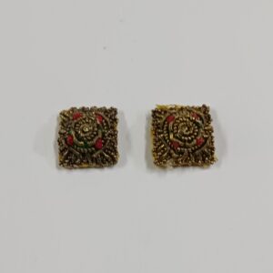 Pareja de insignias de Rango entorchadas 14 mm WW2 UK